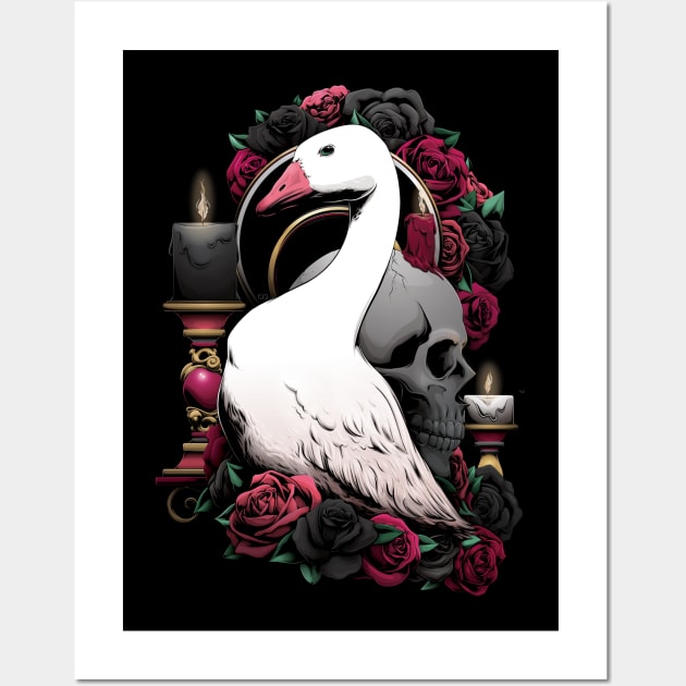 Embden - Goose Wall Art by redappletees